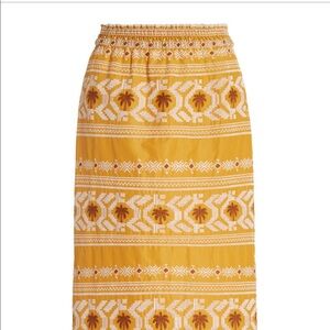 NWT Johanna Ortiz set size 6! knotting secrets skirt and canaveral cropped top